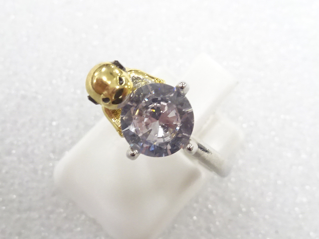 COLORED STONE FASHION RING / JP SIZE 12